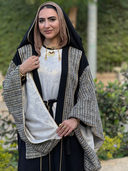 Shimmery Black Kaftan