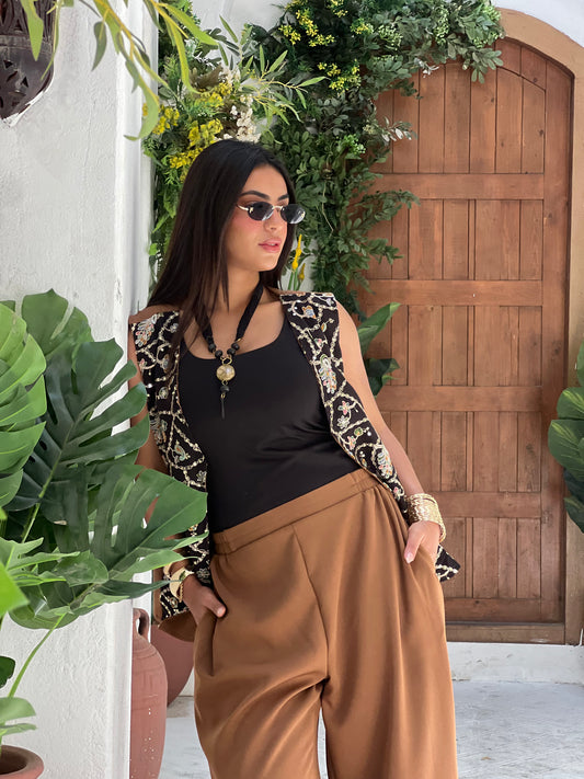 Jasmine Vest Set in Havan