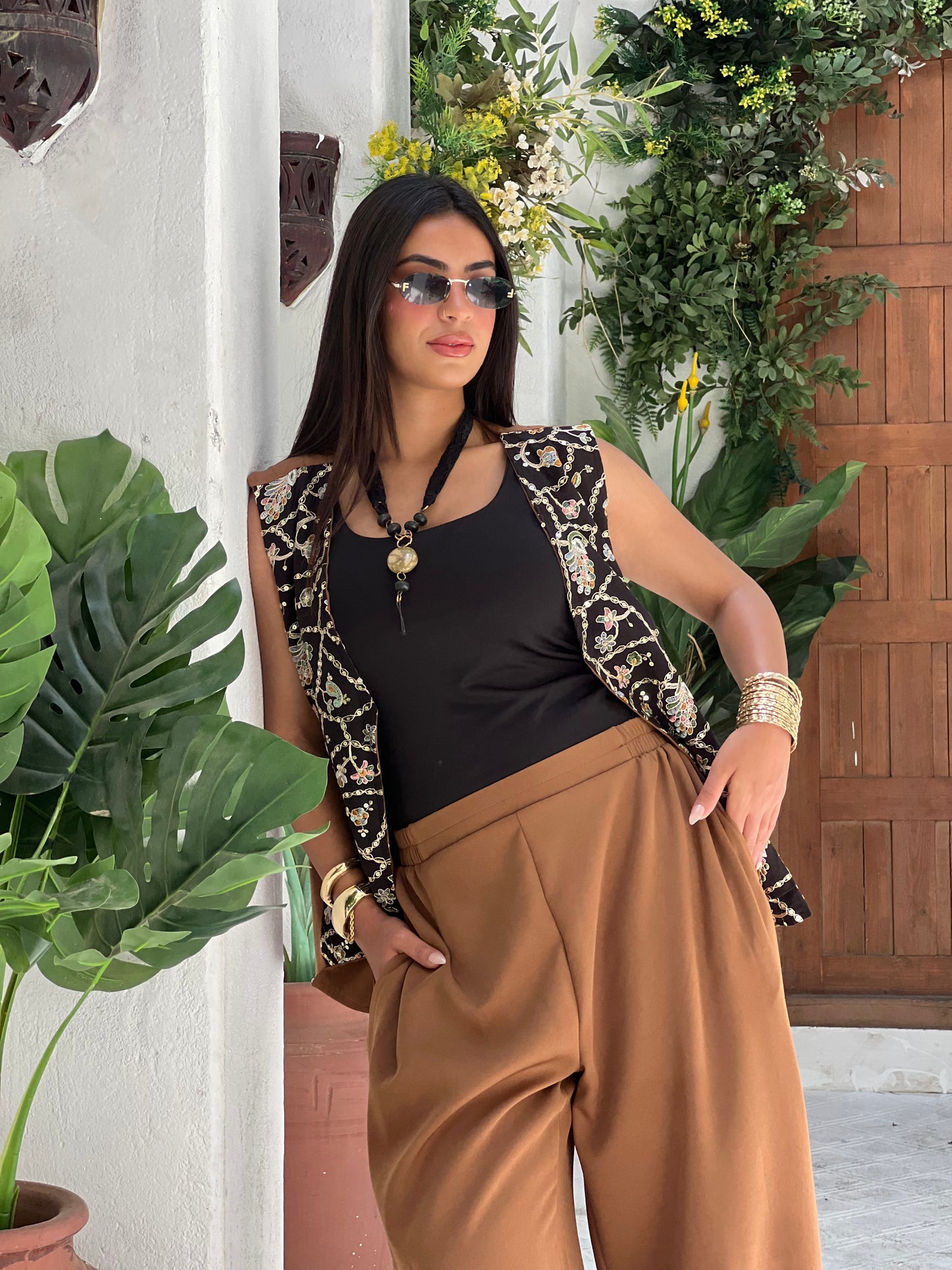 Jasmine Vest Set in Havan