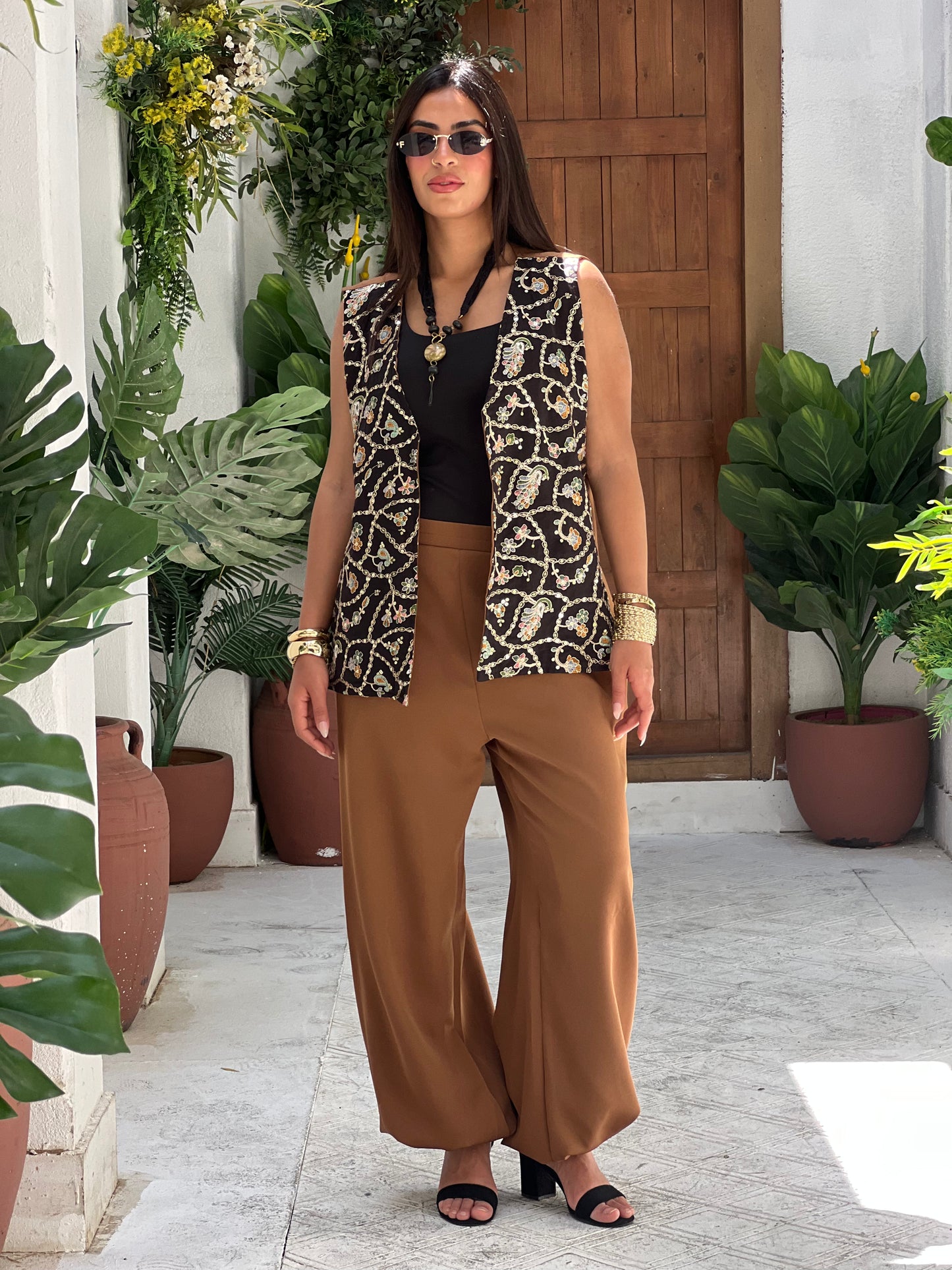 Jasmine Vest Set in Havan