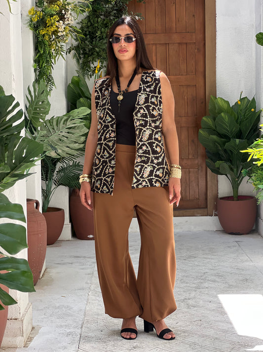 Jasmine Vest Set in Havan
