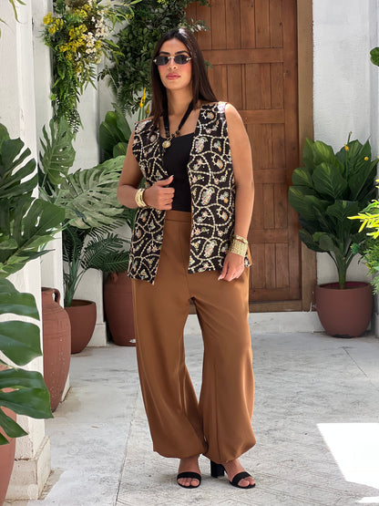 Jasmine Vest Set in Havan