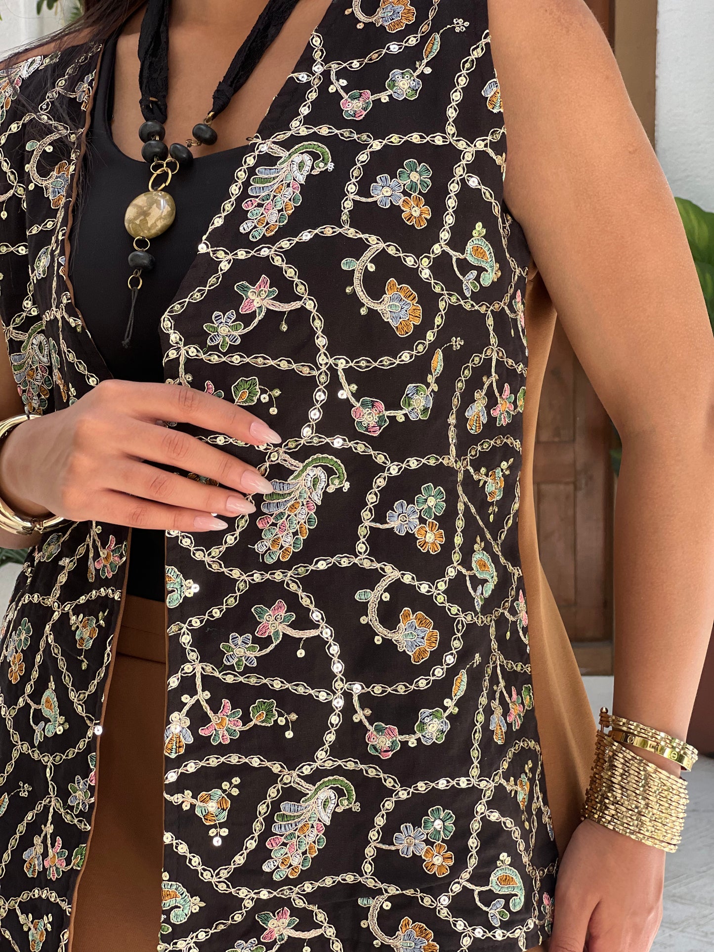 Jasmine Vest Set in Havan