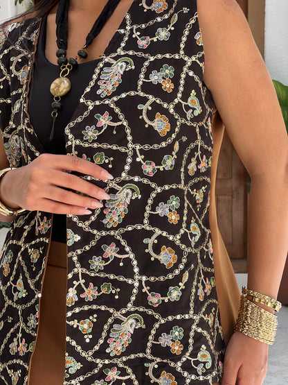 Jasmine Vest Set in Havan