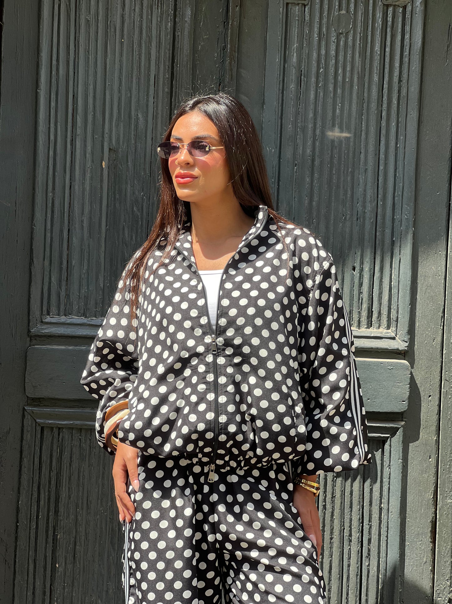 Polka Dots Set in Black