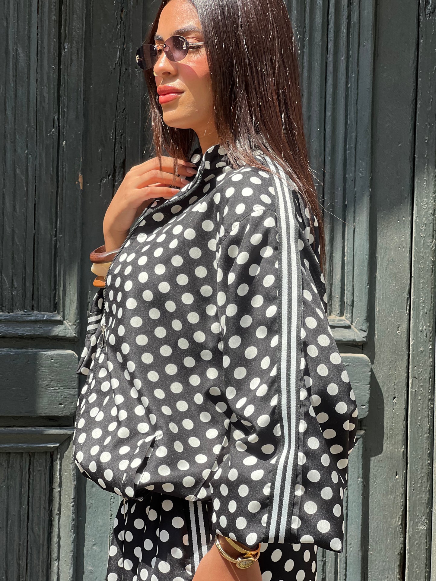 Polka Dots Set in Black