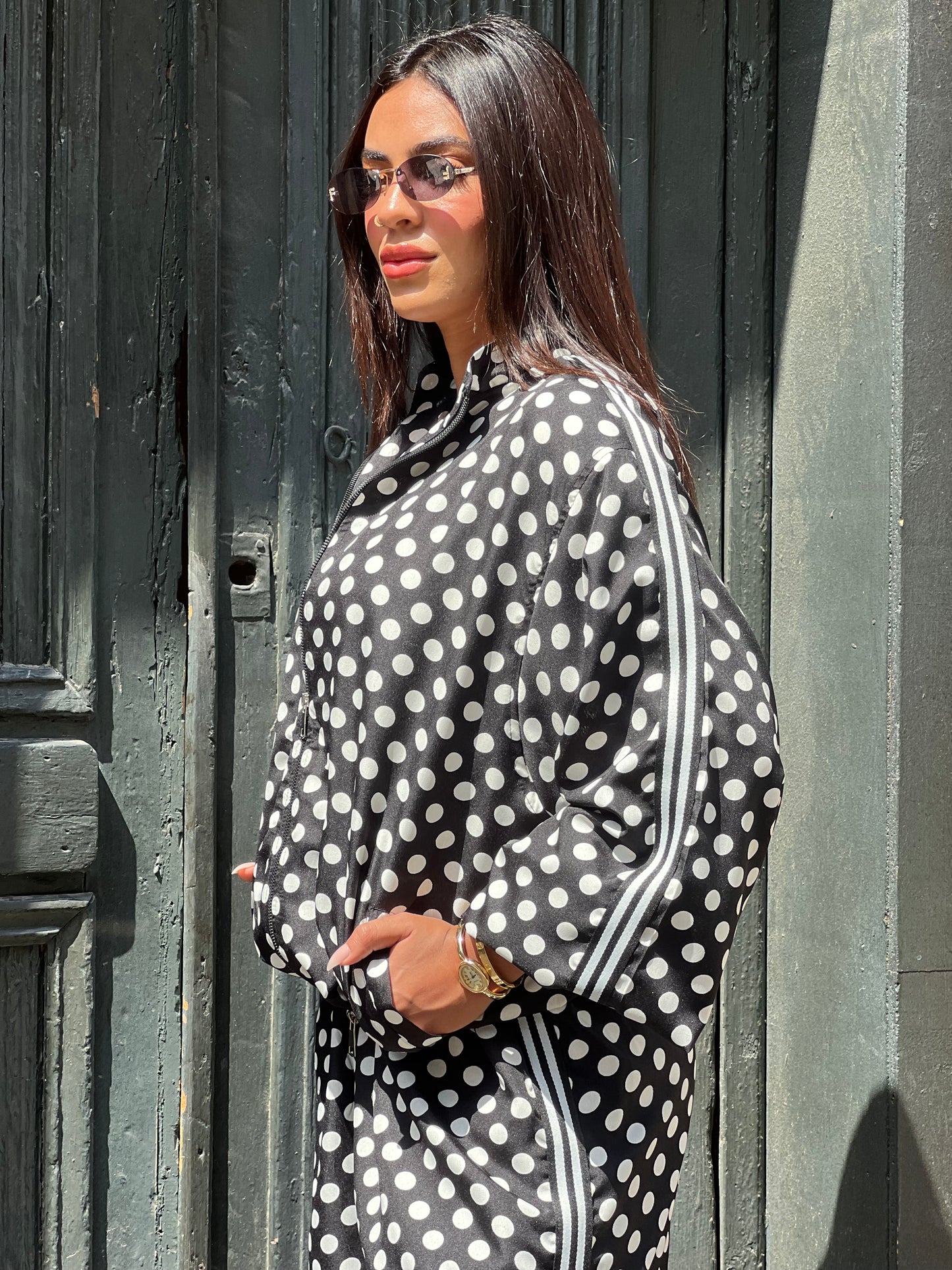 Polka Dots Set in Black