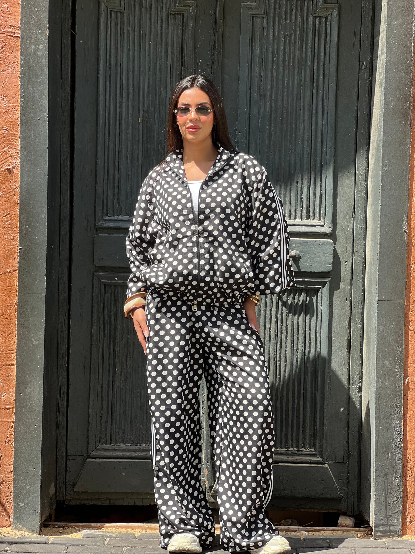 Polka Dots Set in Black