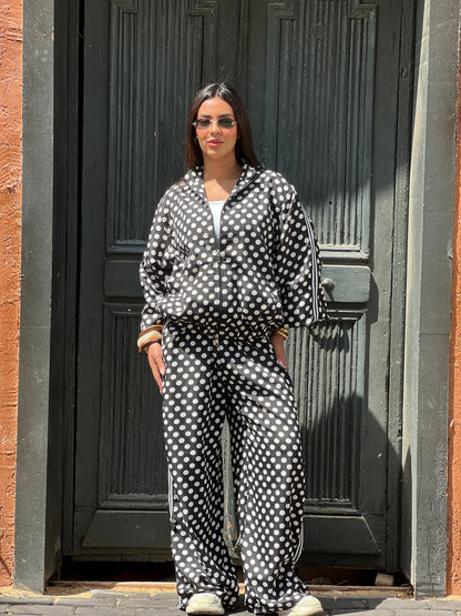 Polka Dots Set in Black