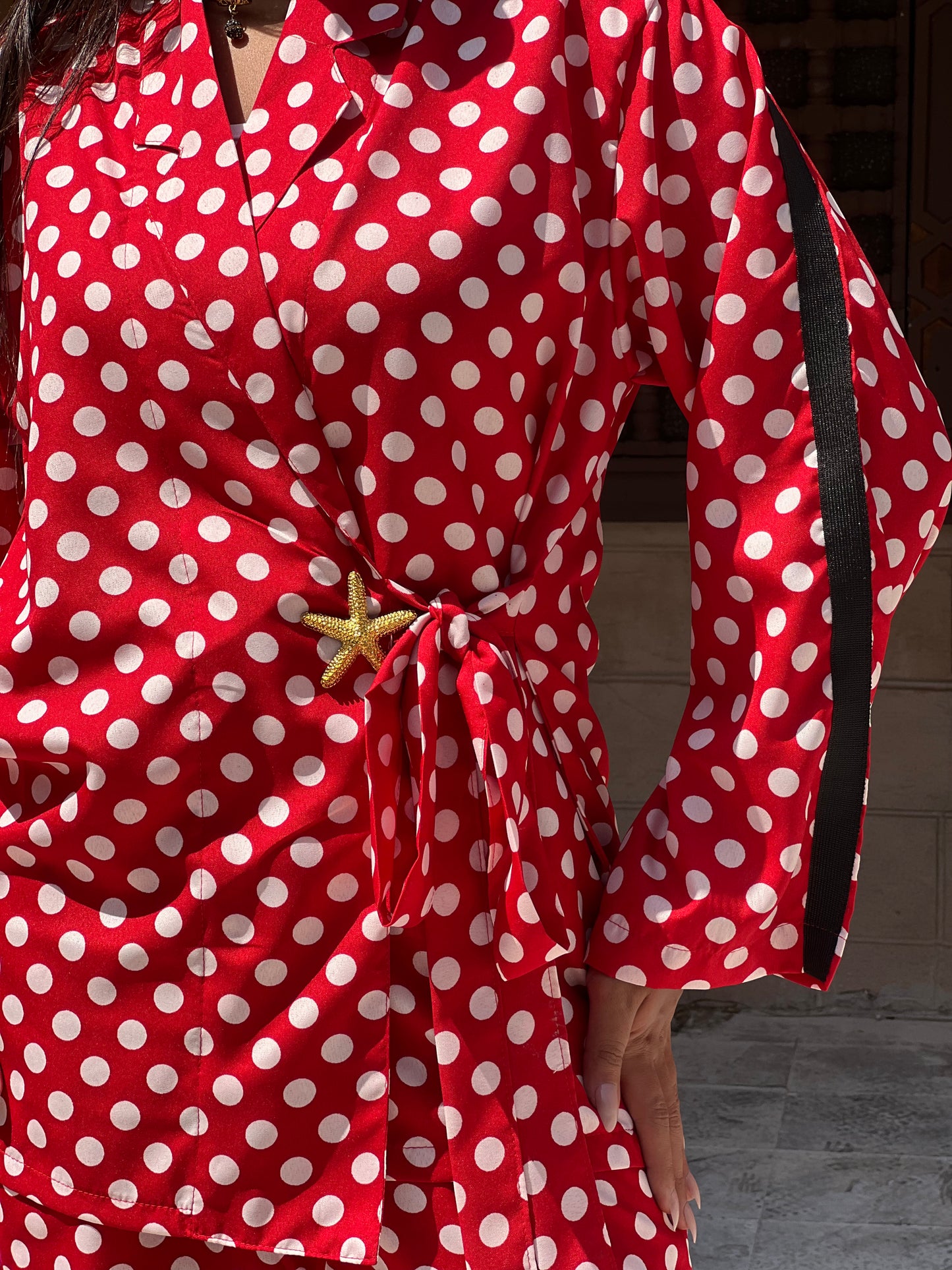 Polka Dots Set in Red