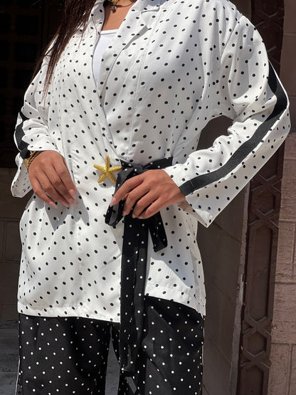 Polka Dots Set in Black and White