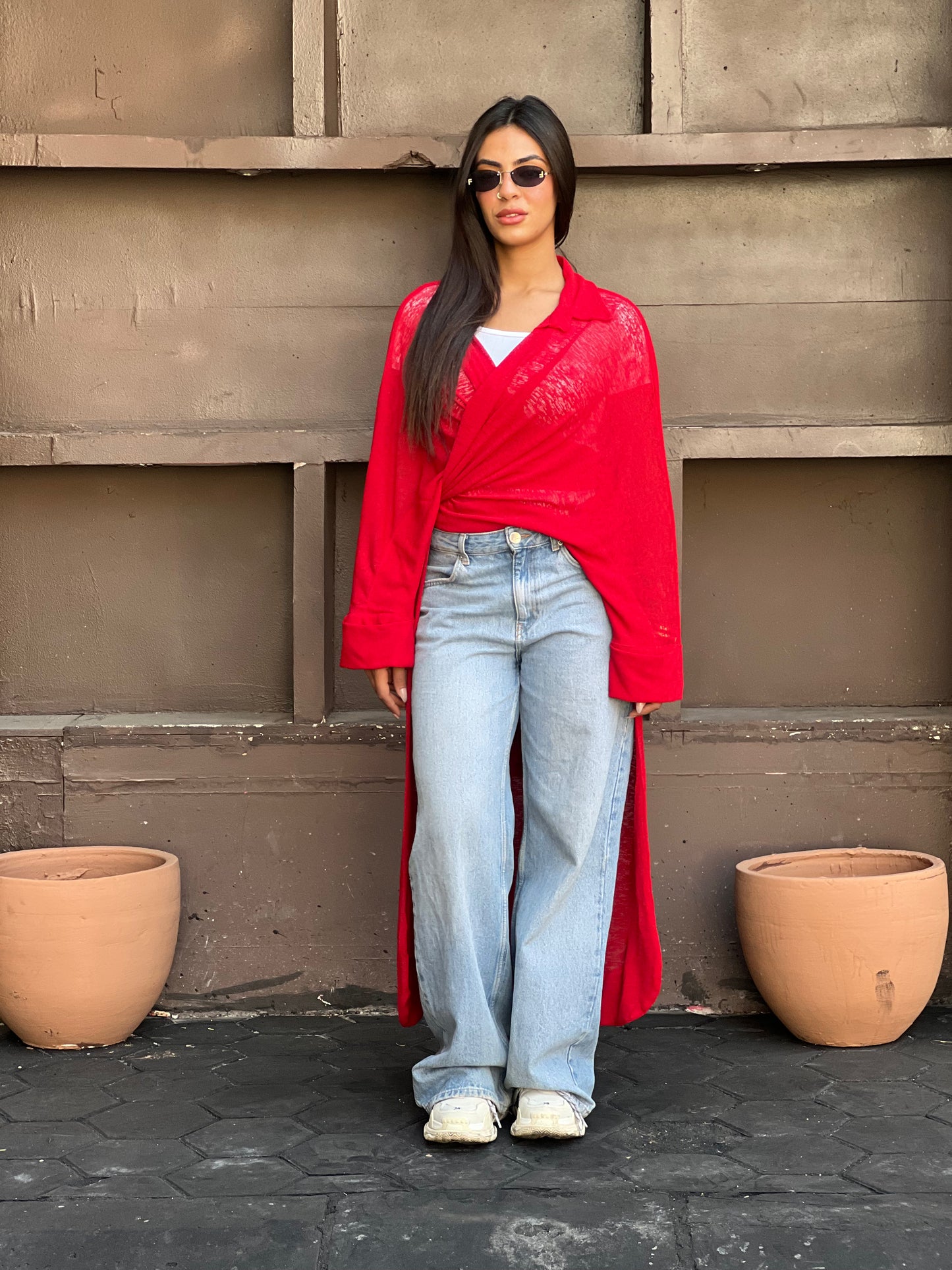 The Many Ways Cardigan in Red