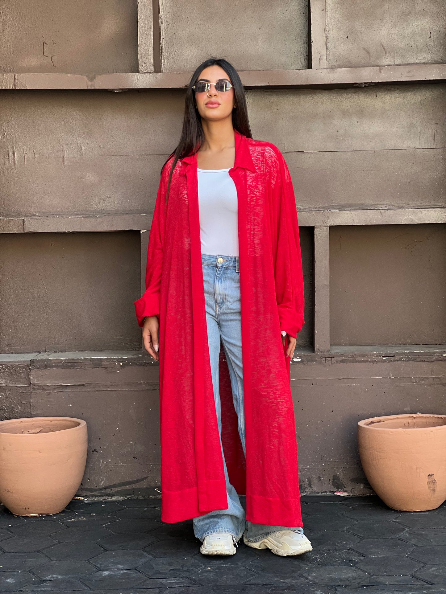 The Many Ways Cardigan in Red