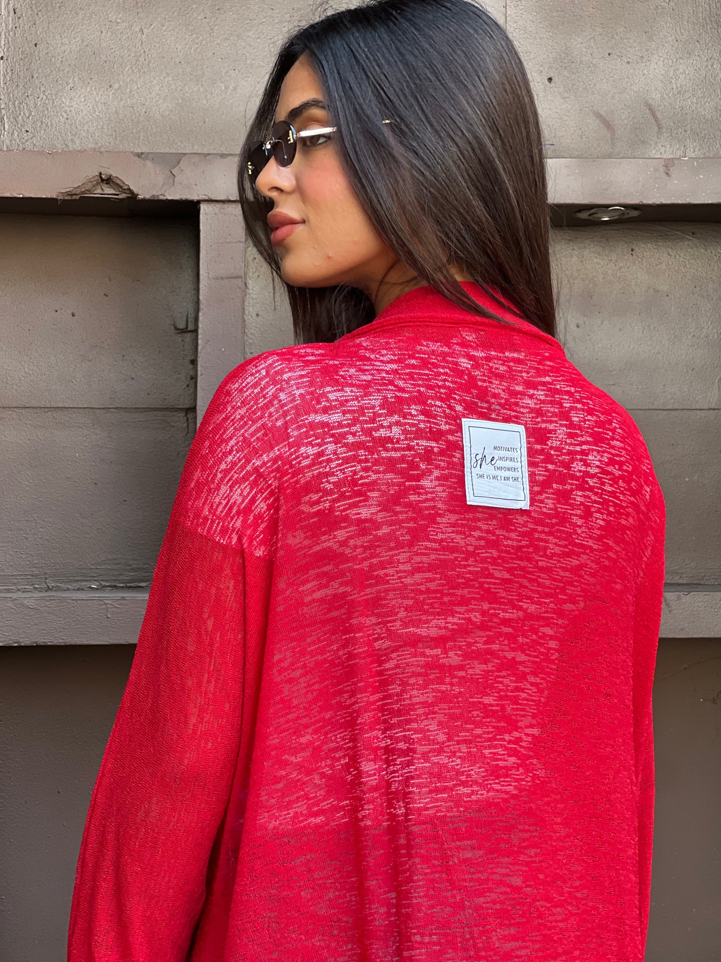The Many Ways Cardigan in Red