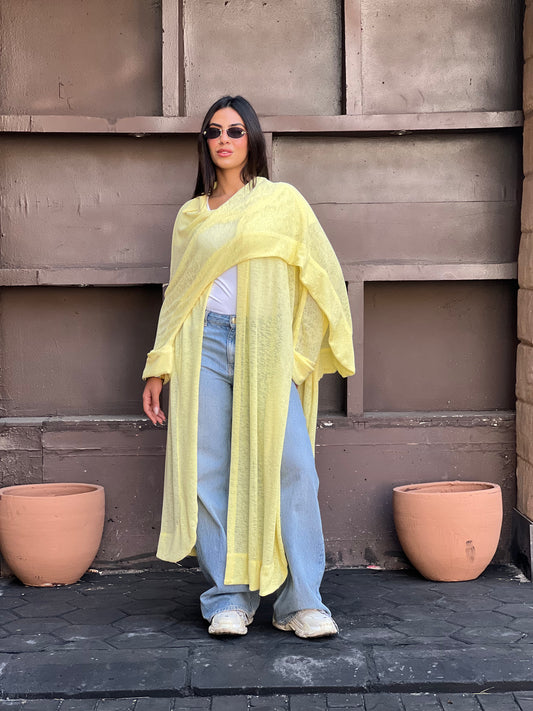 The Many Ways Cardigan in Yellow