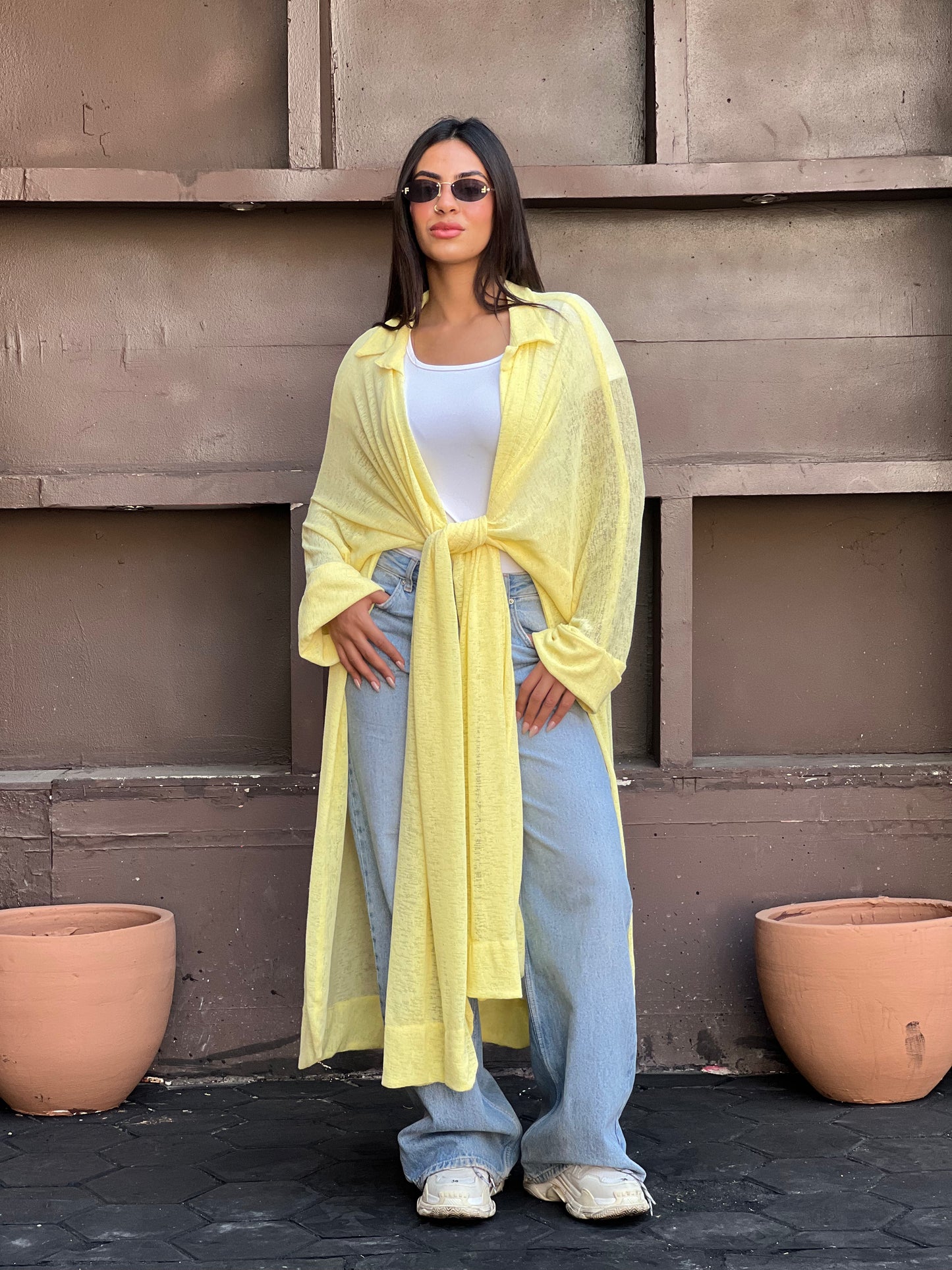 The Many Ways Cardigan in Yellow