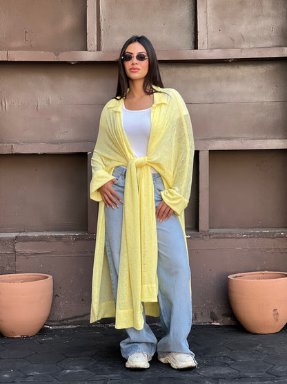The Many Ways Cardigan in Yellow