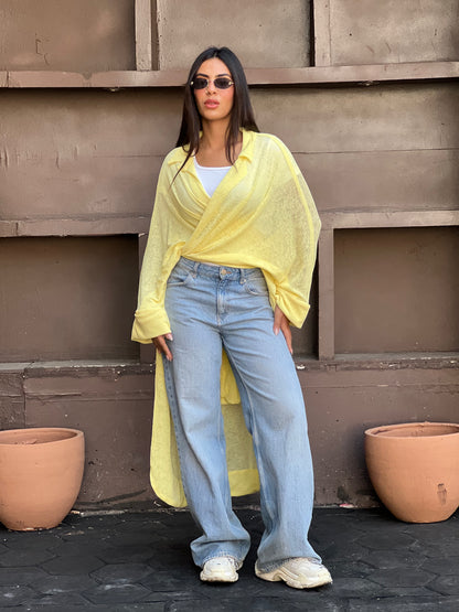 The Many Ways Cardigan in Yellow