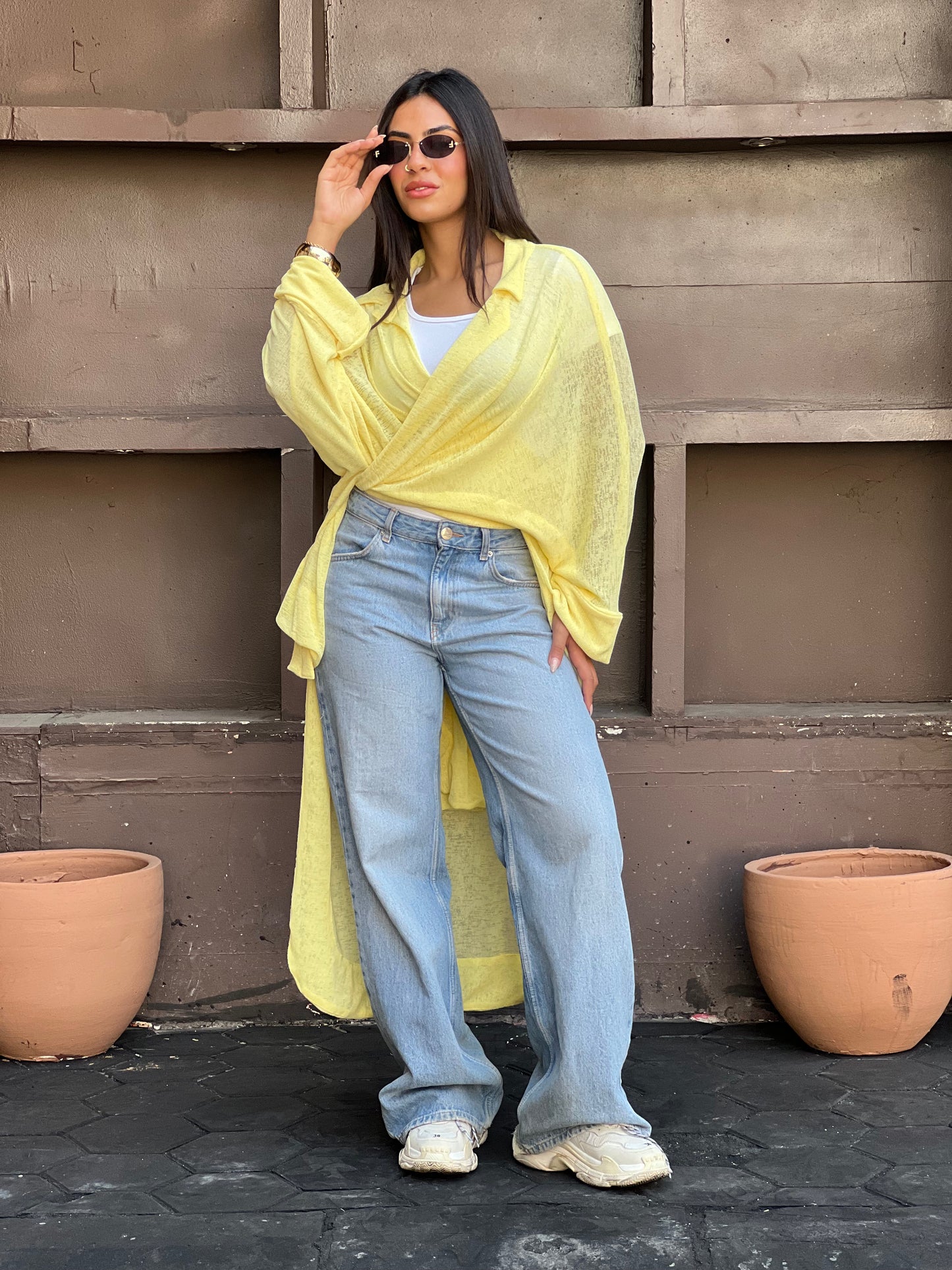 The Many Ways Cardigan in Yellow