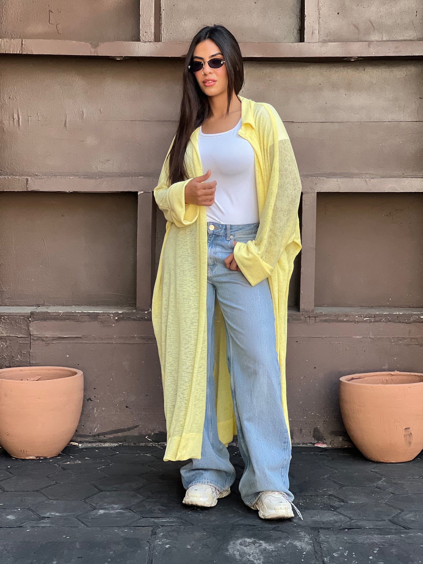 The Many Ways Cardigan in Yellow