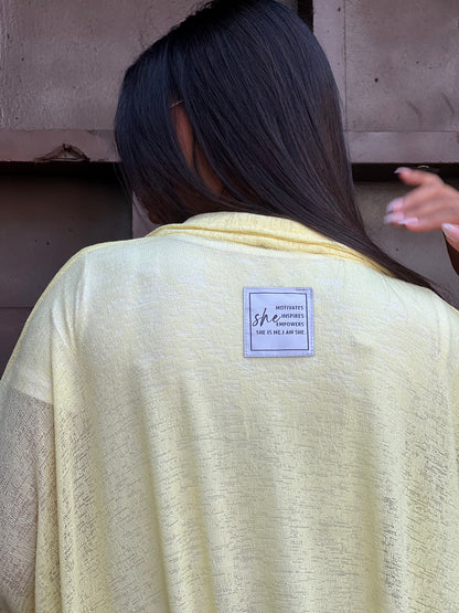 The Many Ways Cardigan in Yellow