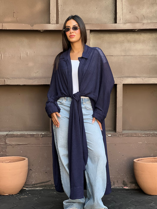 The Many Ways Cardigan in Navy Blue