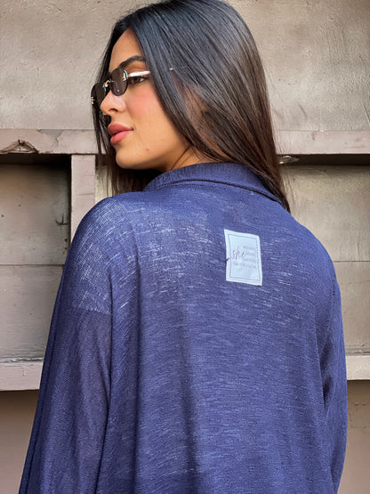 The Many Ways Cardigan in Navy Blue