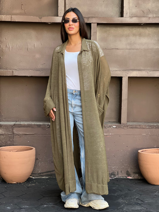 The Many Ways Cardigan in Army Green