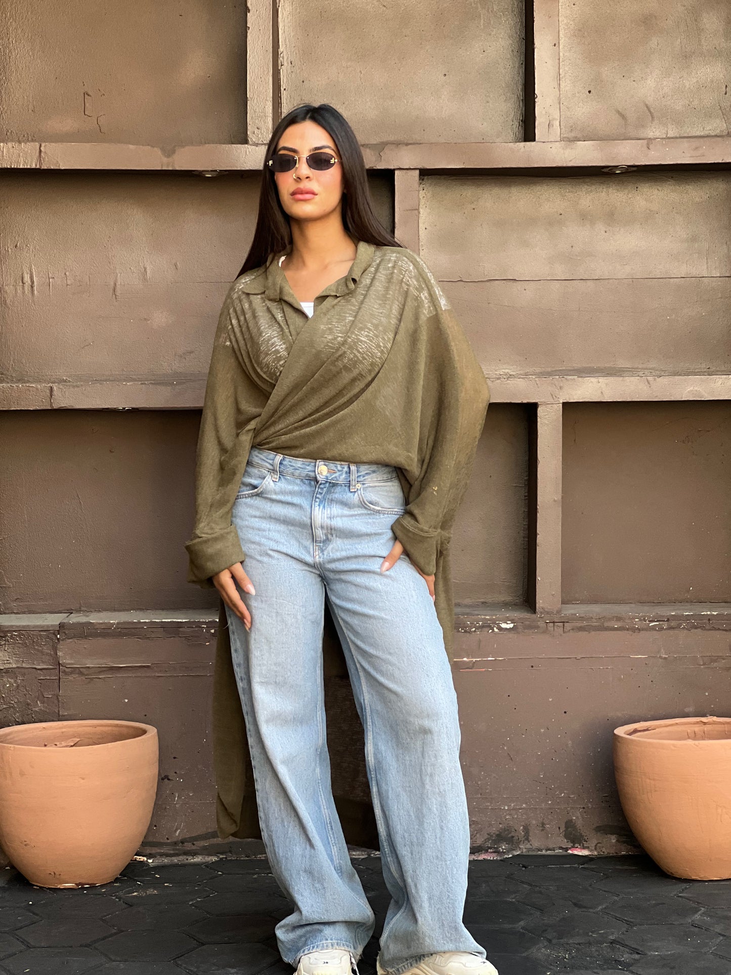 The Many Ways Cardigan in Army Green