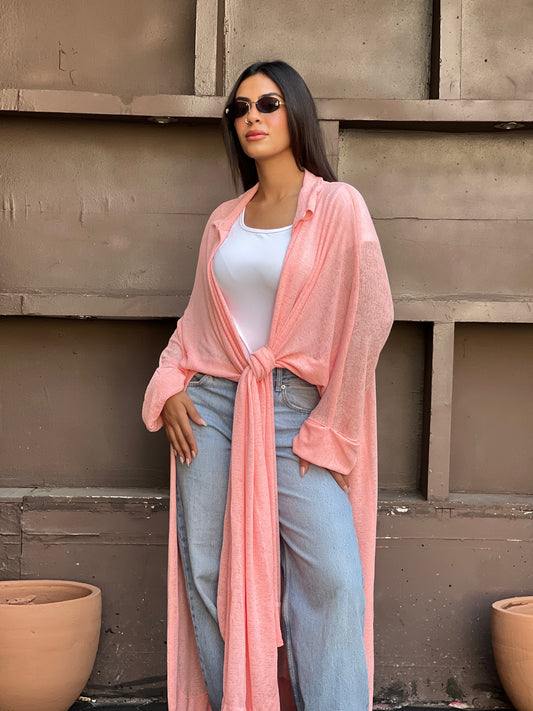 The Many Ways Cardigan in Pink