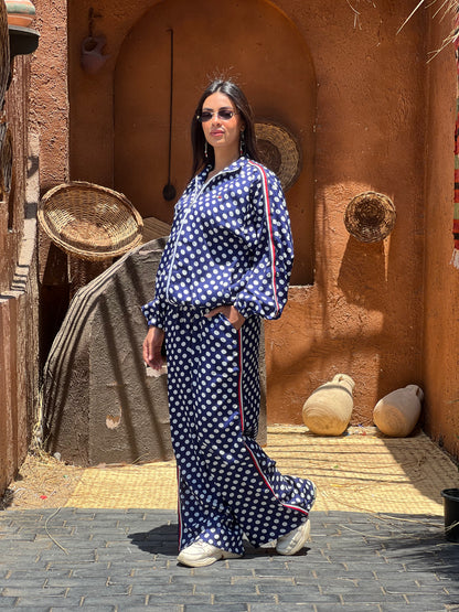 Polka Dots Set in Blue
