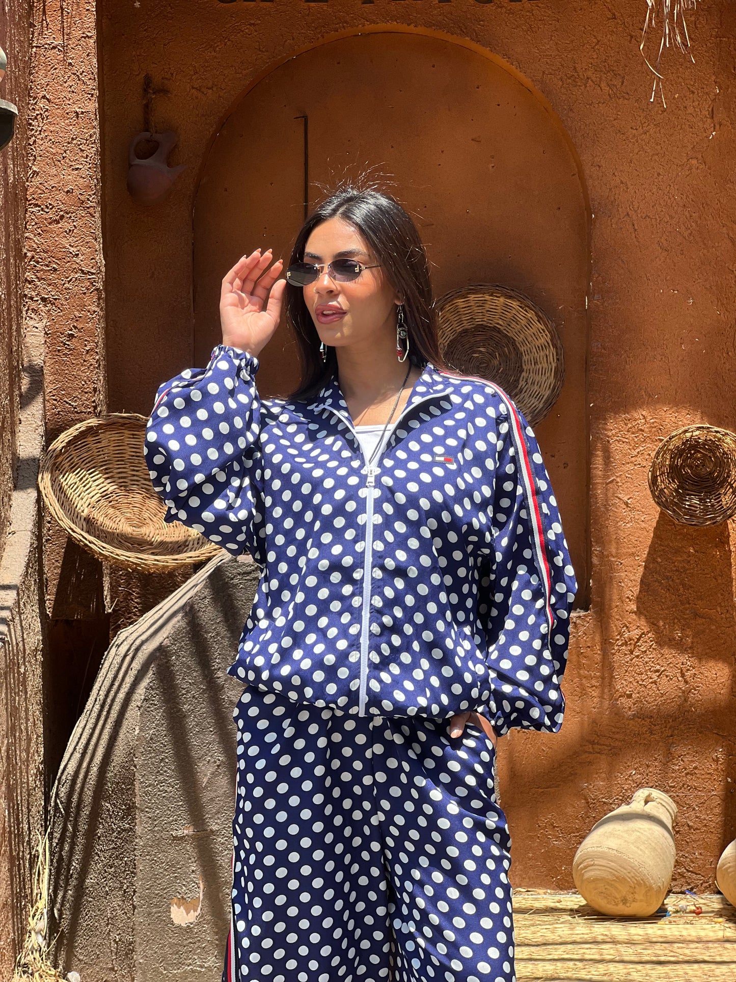 Polka Dots Set in Blue