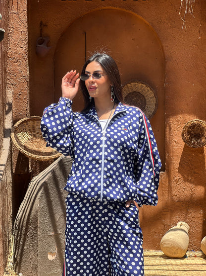 Polka Dots Set in Blue