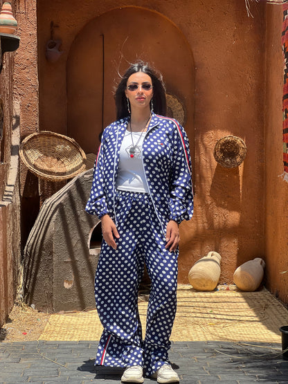 Polka Dots Set in Blue