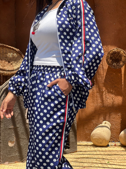 Polka Dots Set in Blue