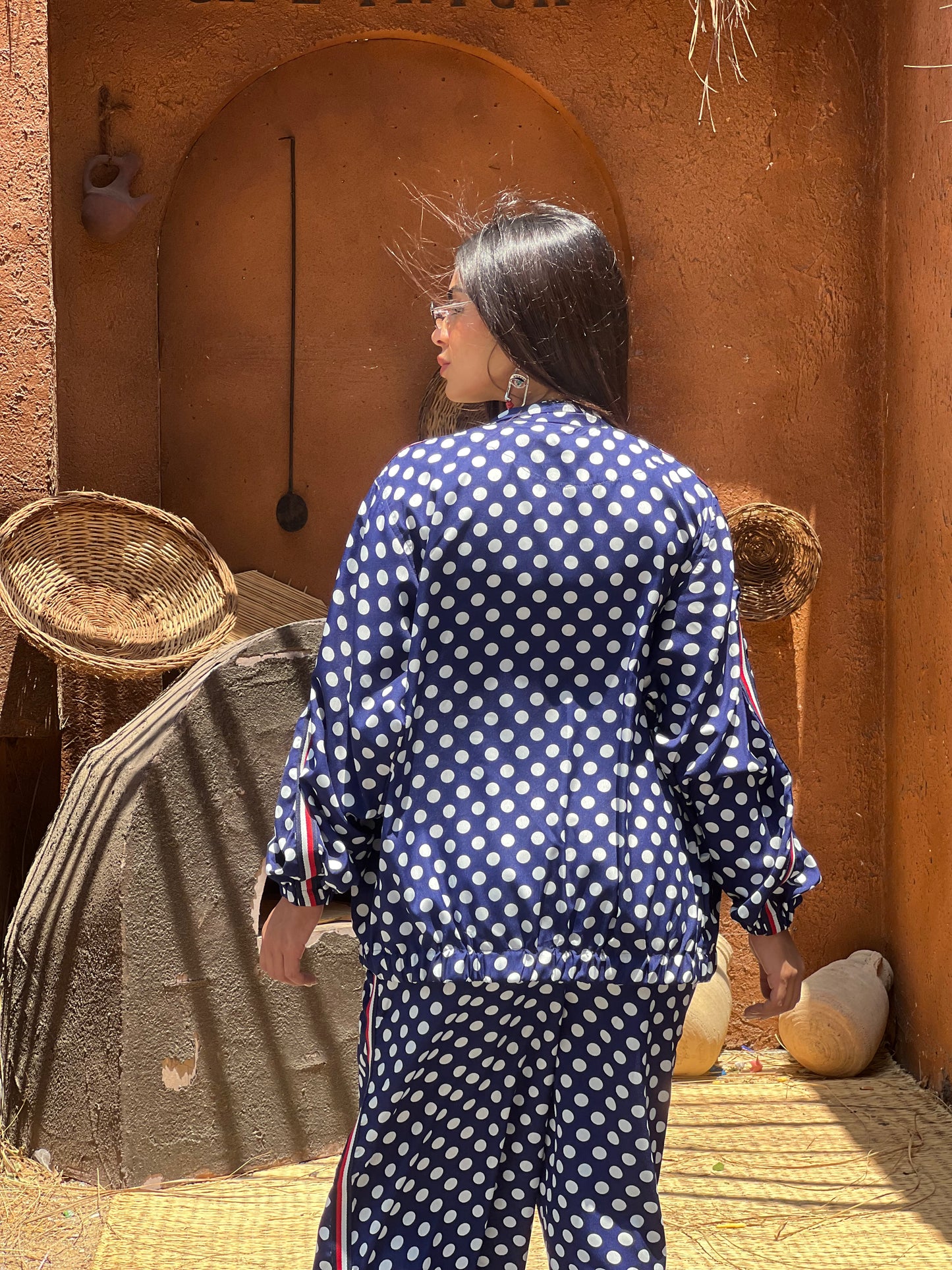 Polka Dots Set in Blue