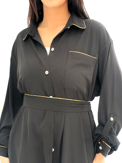Black Chemise Dress