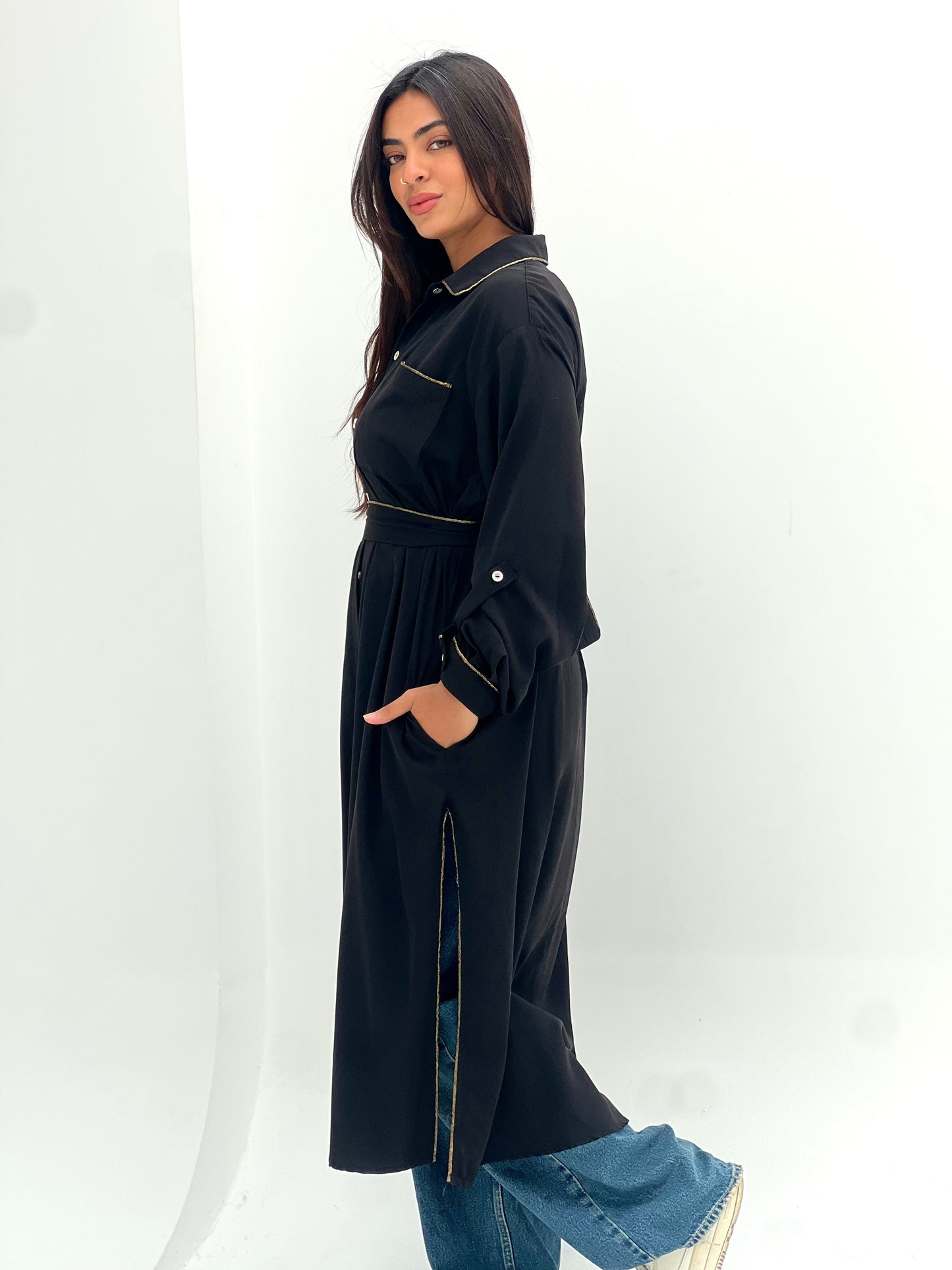 Black Chemise Dress