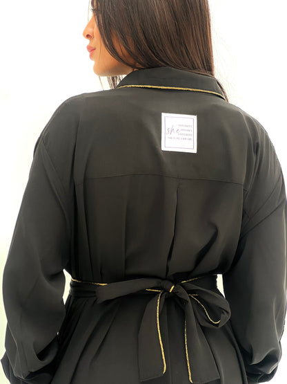 Black Chemise Dress