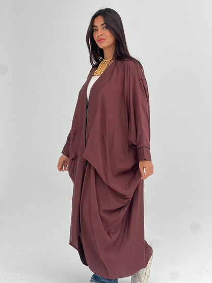 The Wine Maroon Cardigan