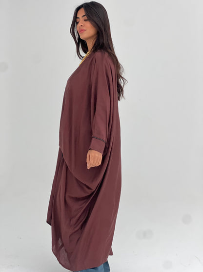 The Wine Maroon Cardigan