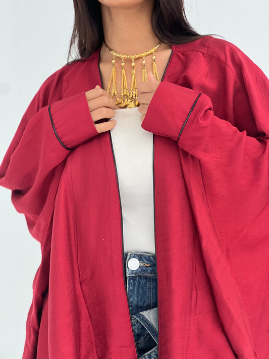 The Cherry Red Cardigan