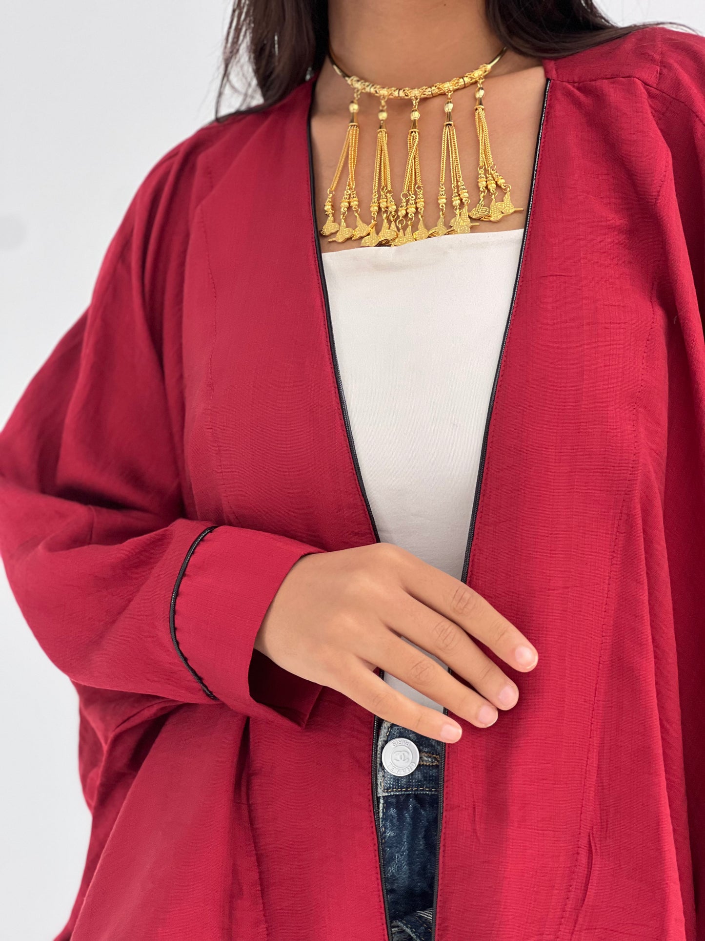 The Cherry Red Cardigan