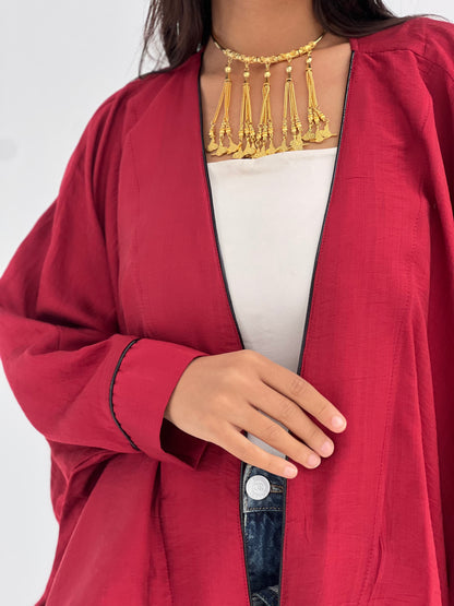 The Cherry Red Cardigan