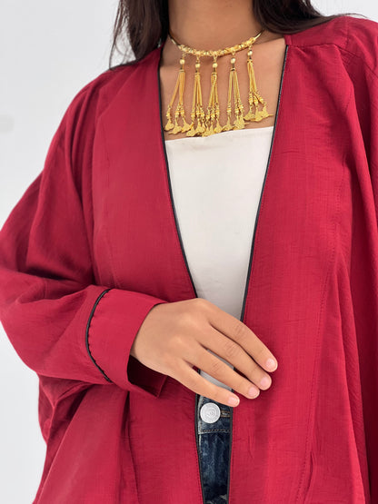 The Cherry Red Cardigan