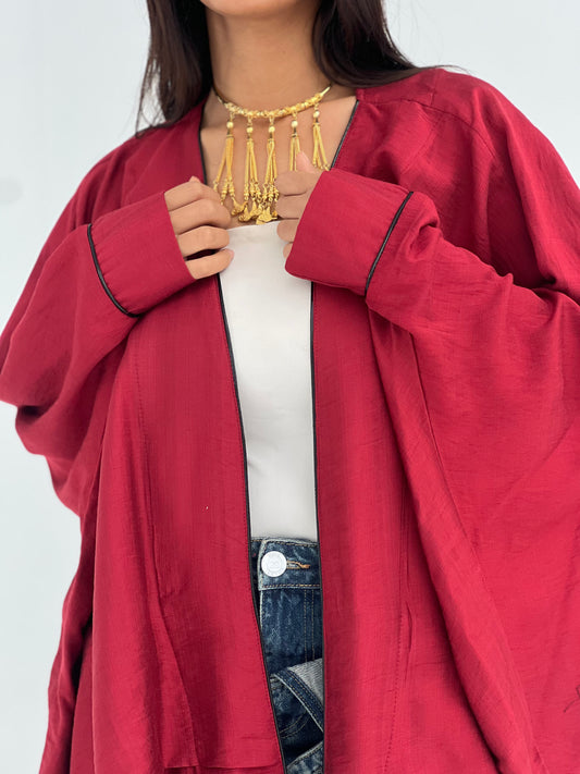 The Cherry Red Cardigan