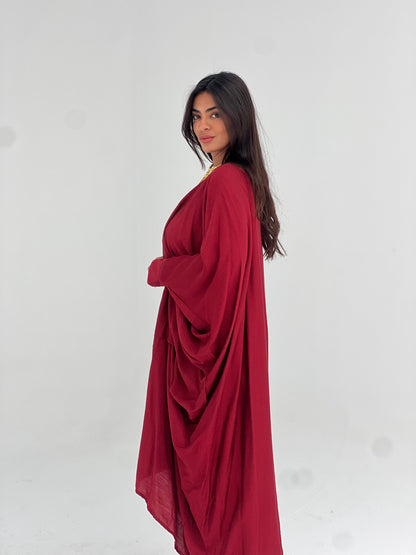 The Cherry Red Cardigan