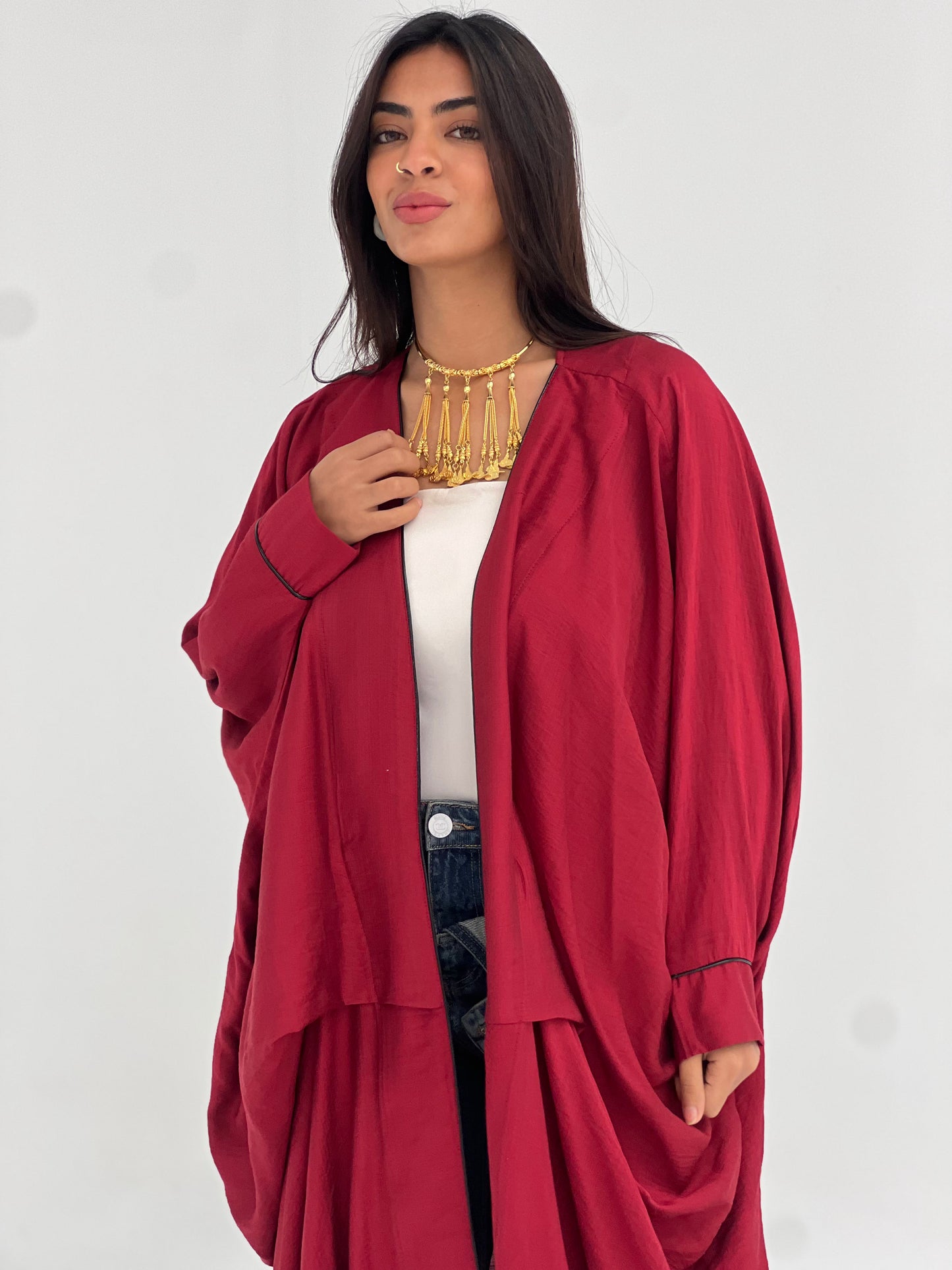 The Cherry Red Cardigan